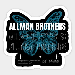 Allman Brothers // Butterfly Sticker